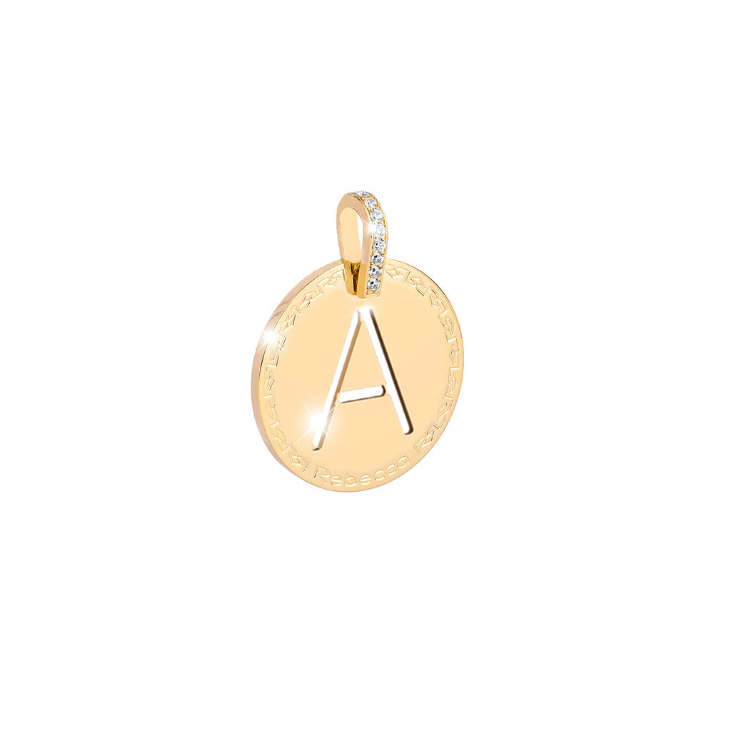 Collana quattro fili con iniziale grande