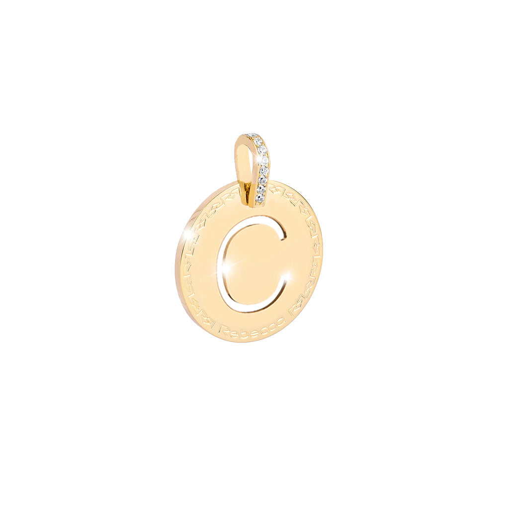 Collana lunga con iniziale grande