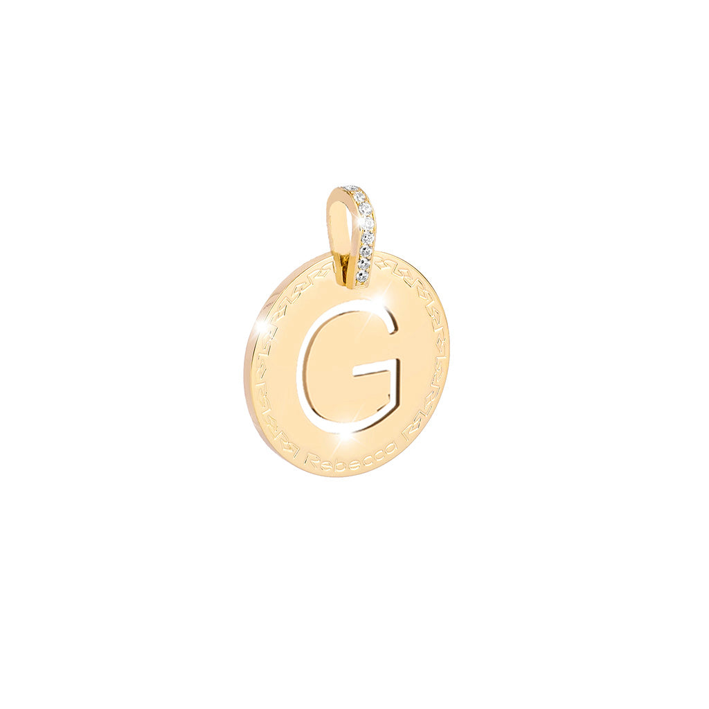 Collana lunga con iniziale grande