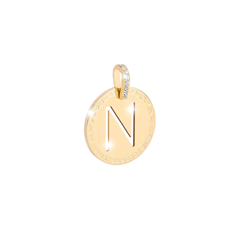 Collana quattro fili con iniziale grande