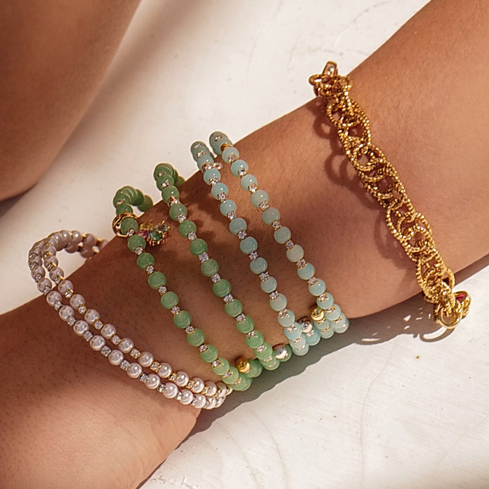 Bracciale My World con maglia diamantata