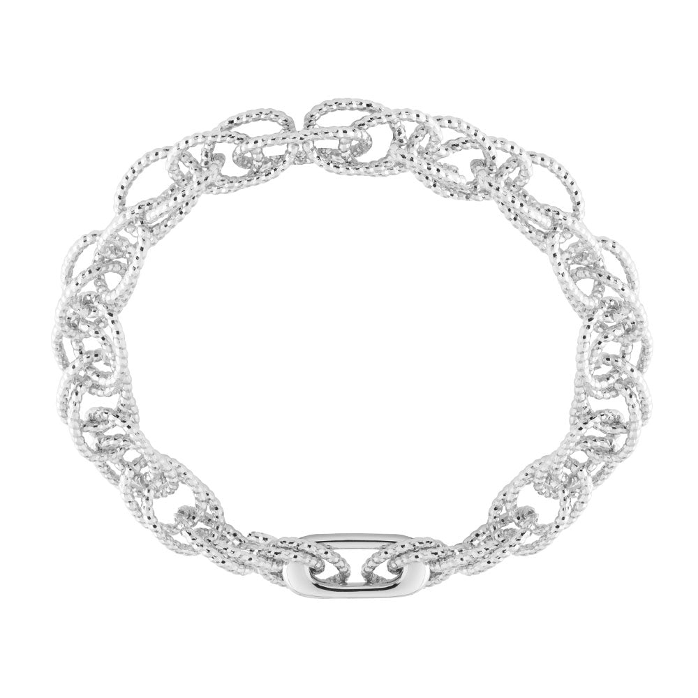 Bracciale My World con maglia diamantata