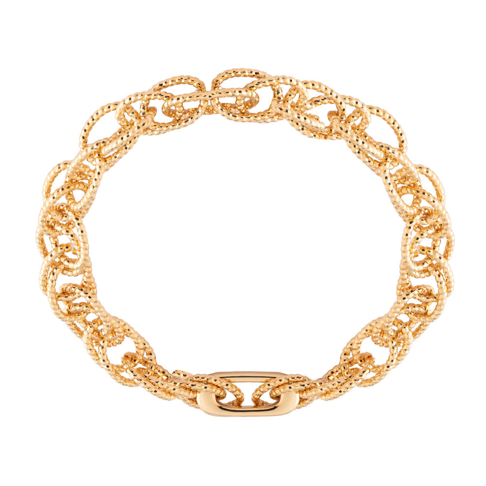 Bracciale My World con maglia diamantata