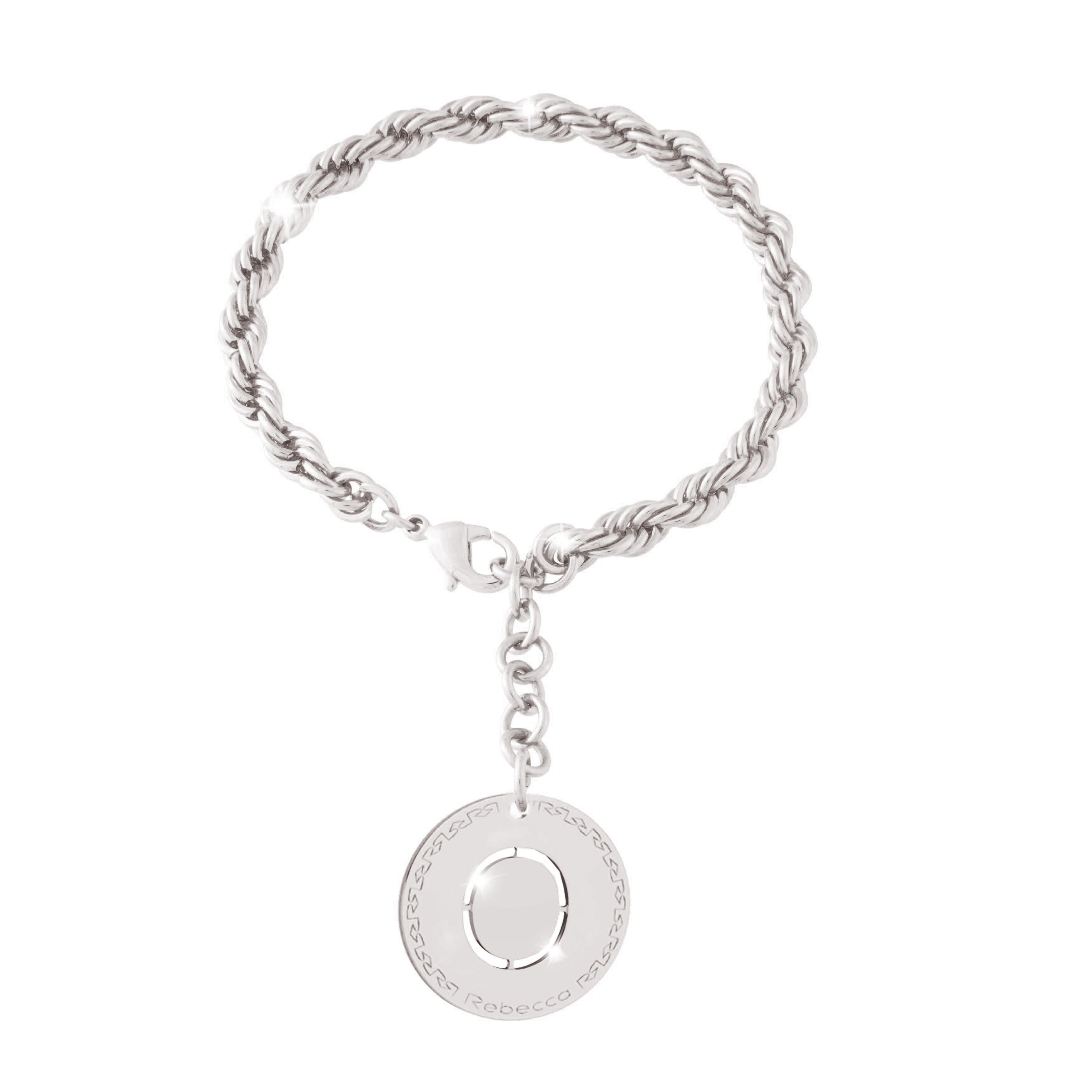 Bracciale My World con lettera pendente