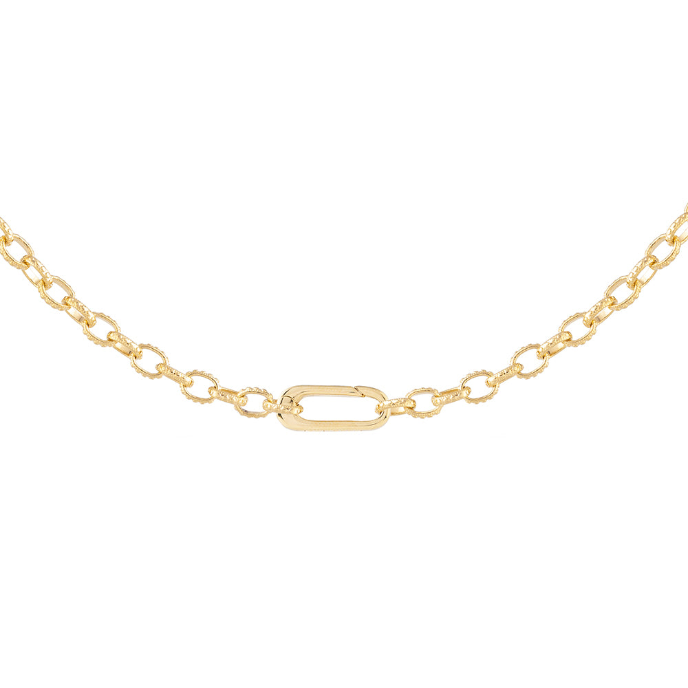 Collana My World con maglia lavorata