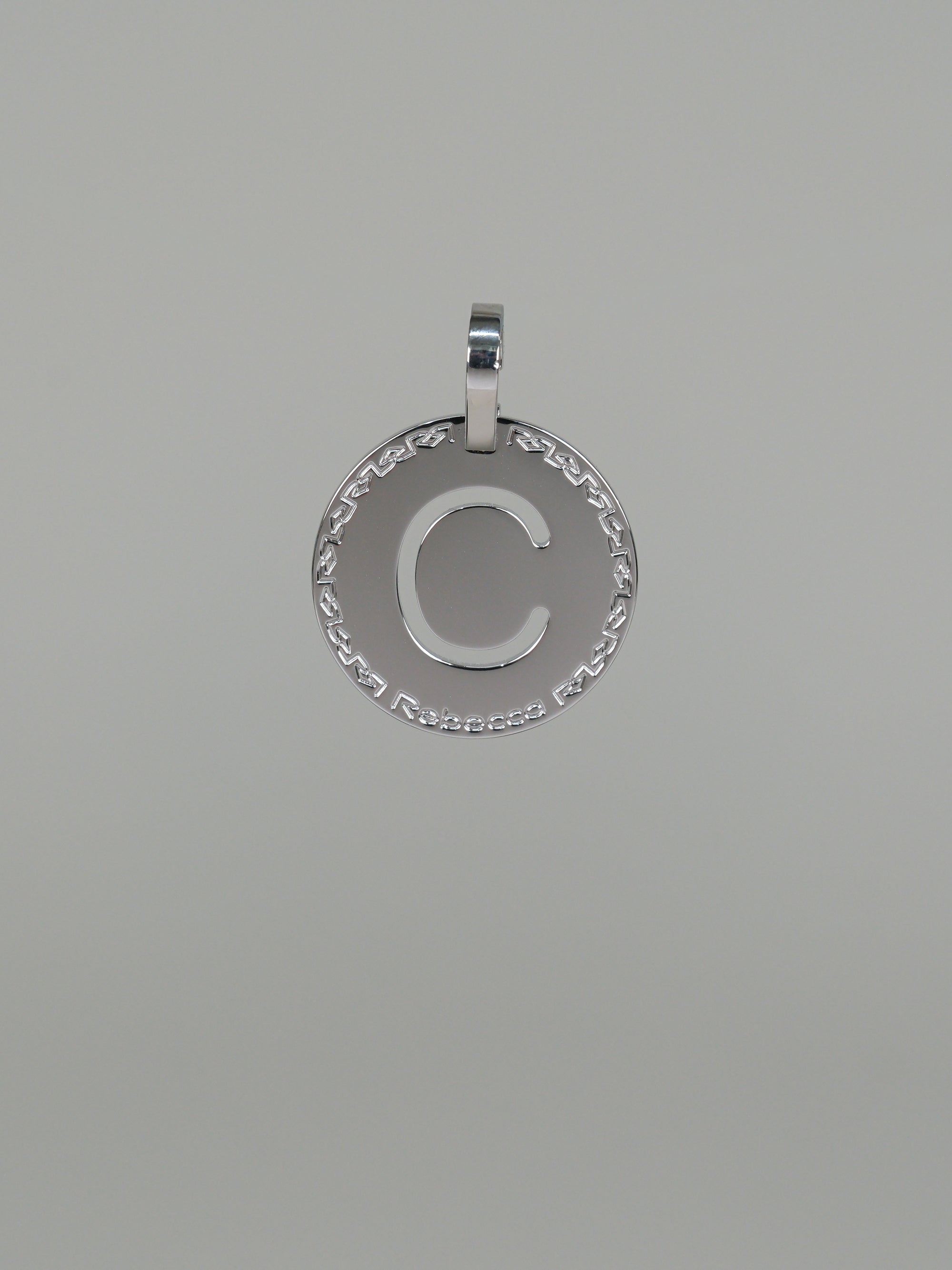 Collana due fili con iniziale media