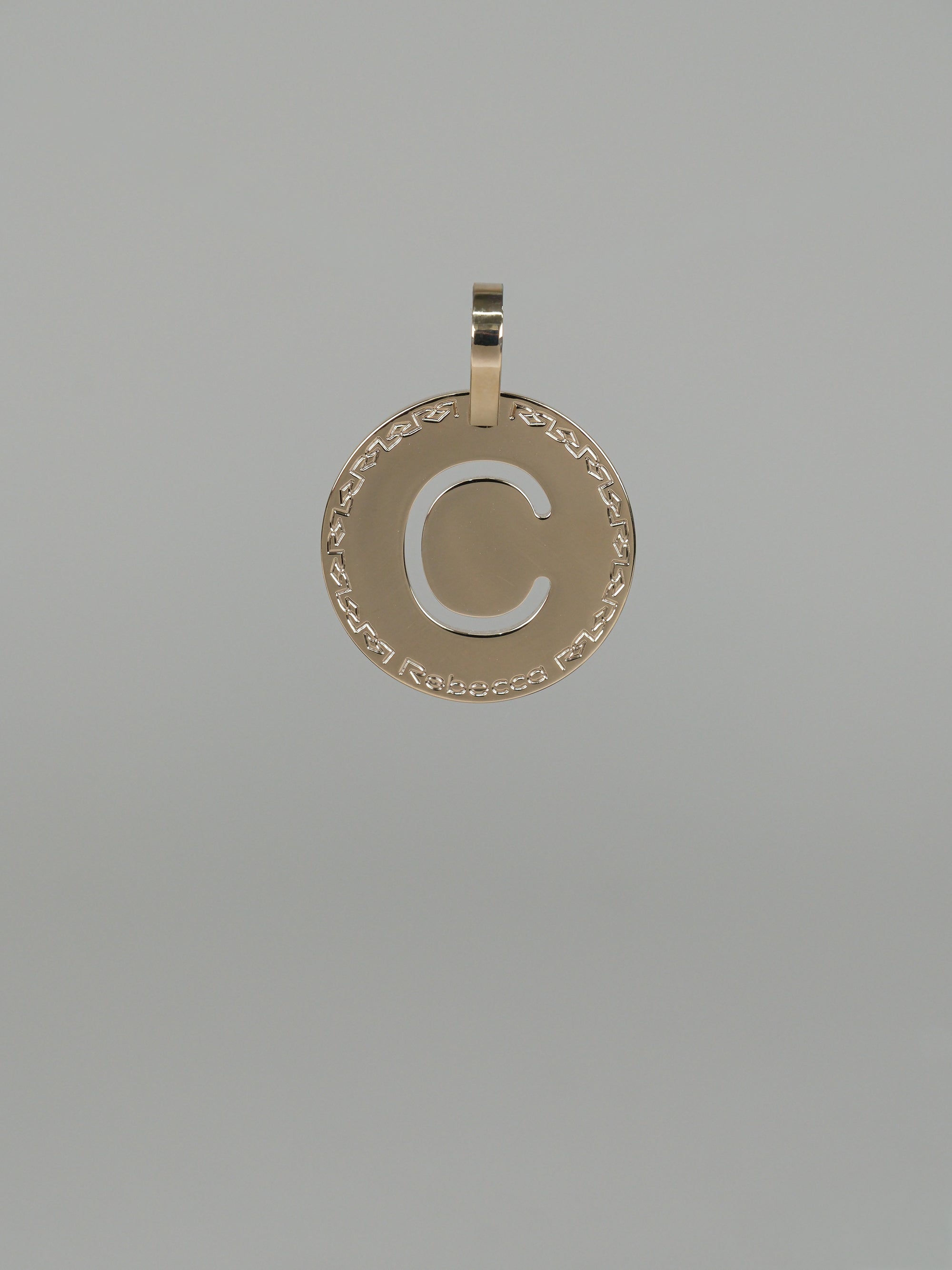 Collana due fili con iniziale media