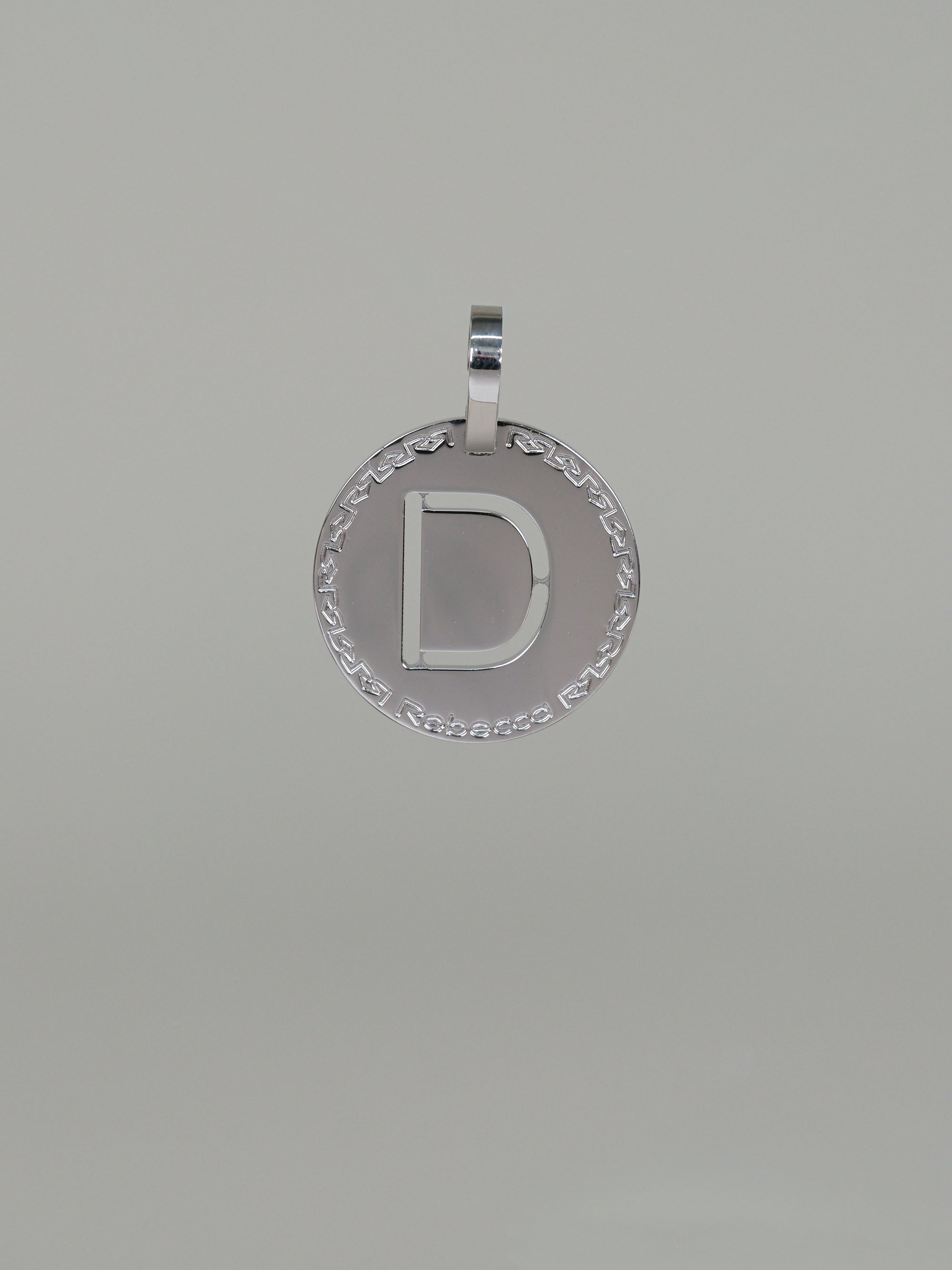 Collana due fili con iniziale media