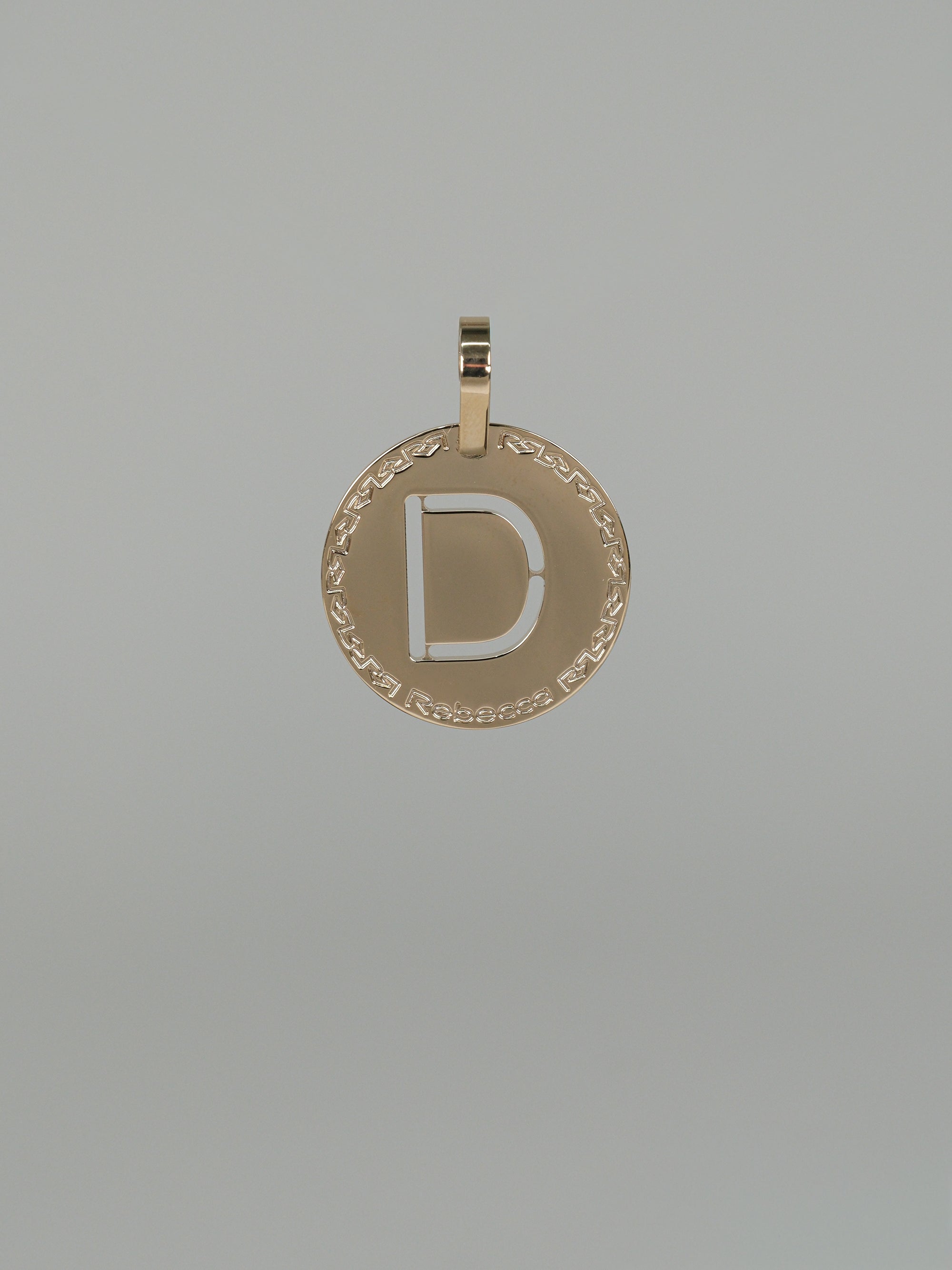 Collana due fili con iniziale media