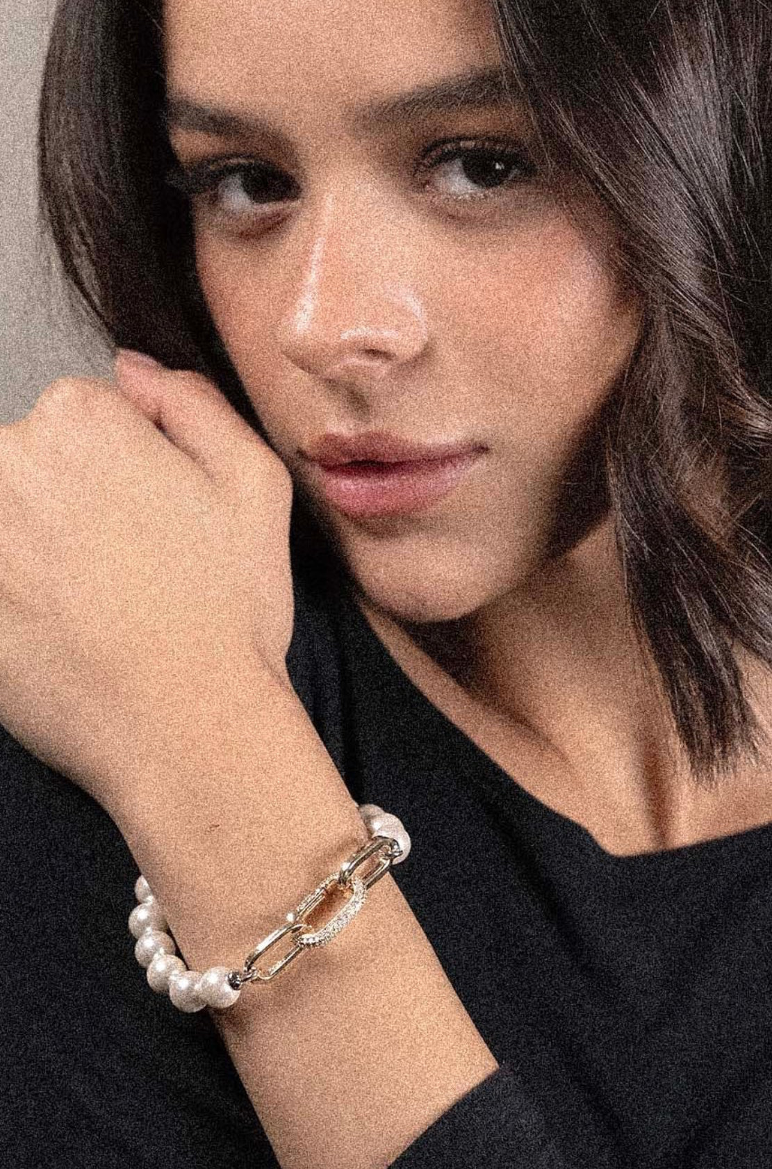 Bracciale Diva in perle grandi