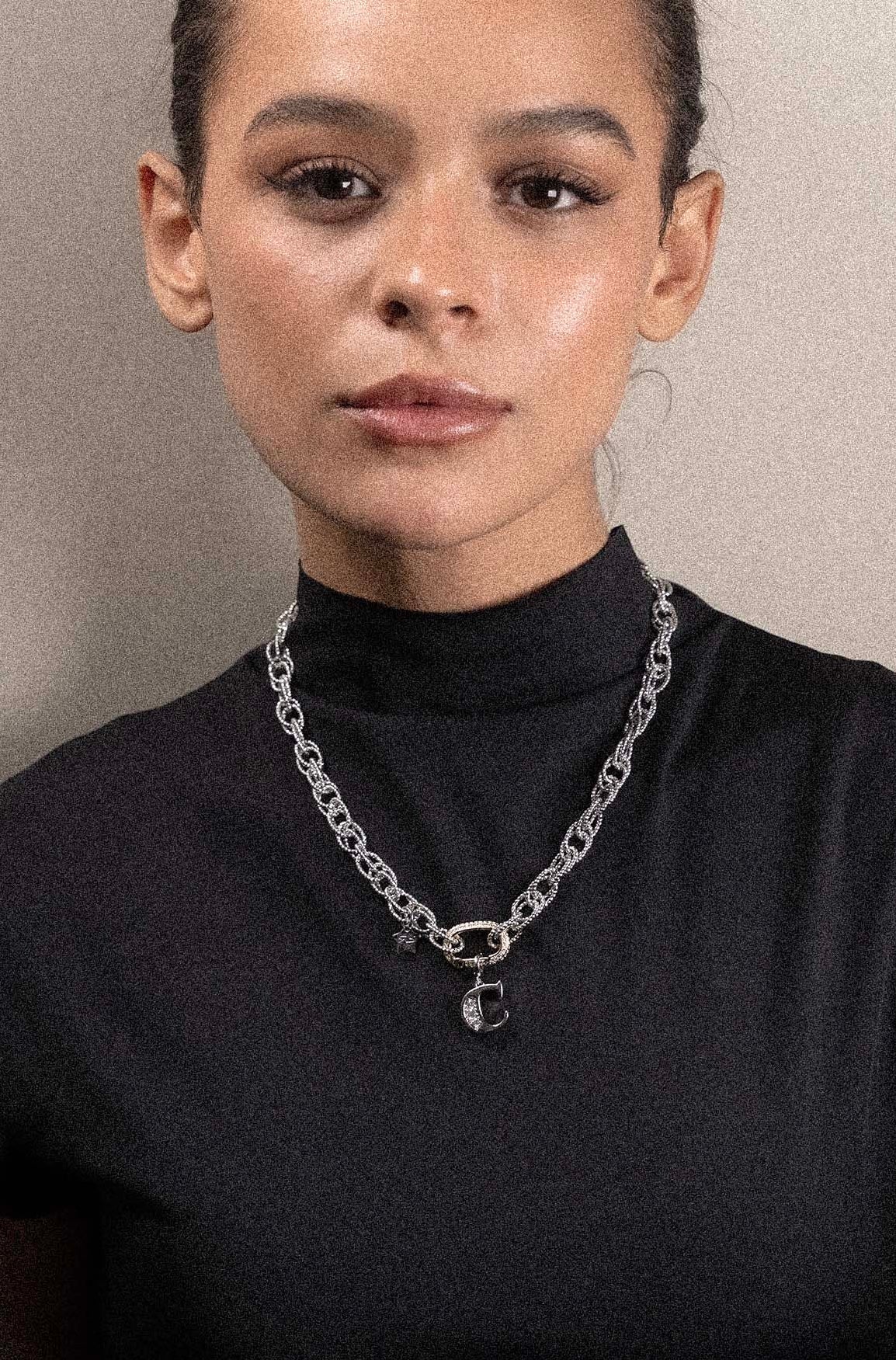 Charm iniziale trilogy bianco