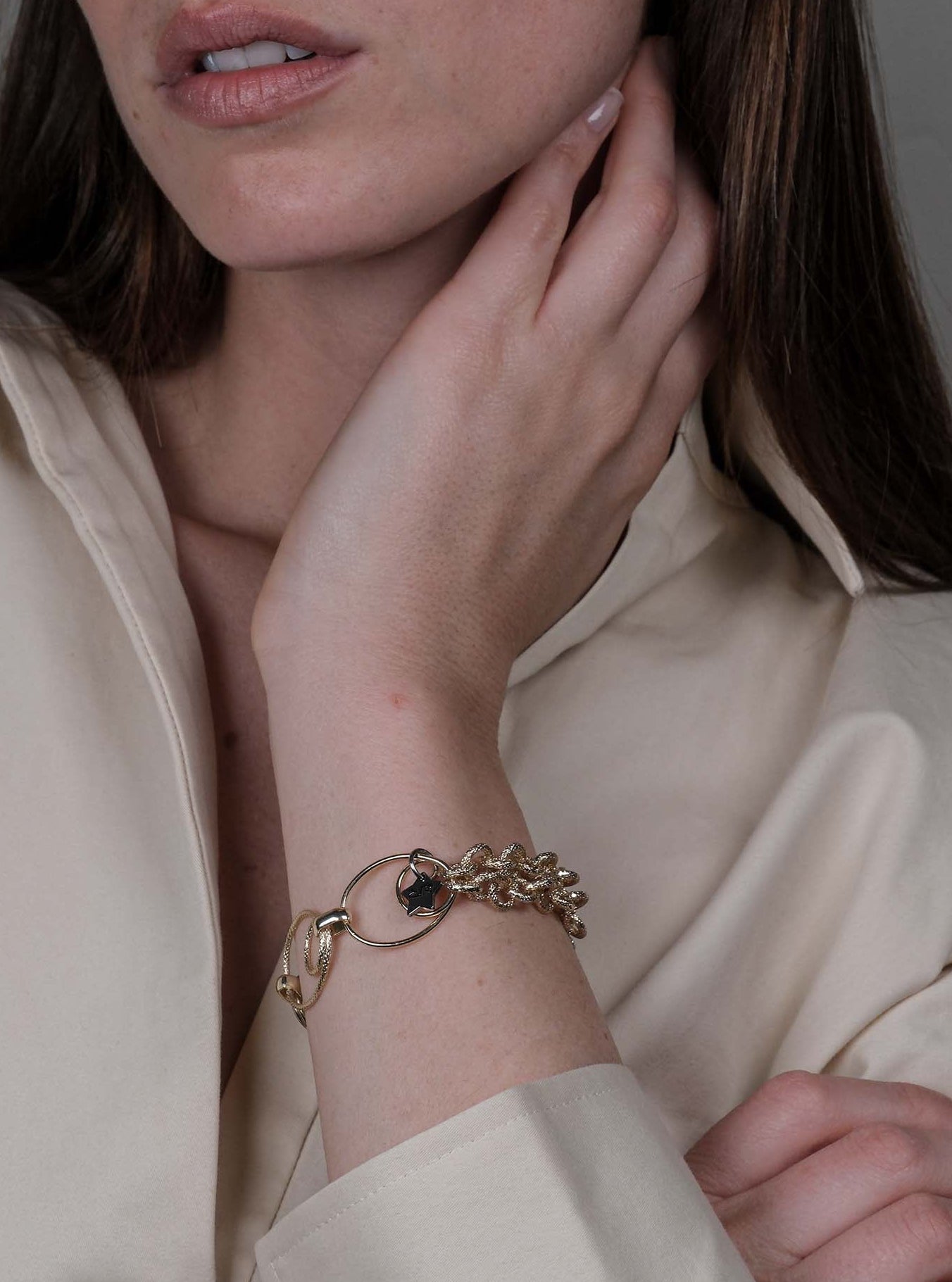 Bracciale maglia mix