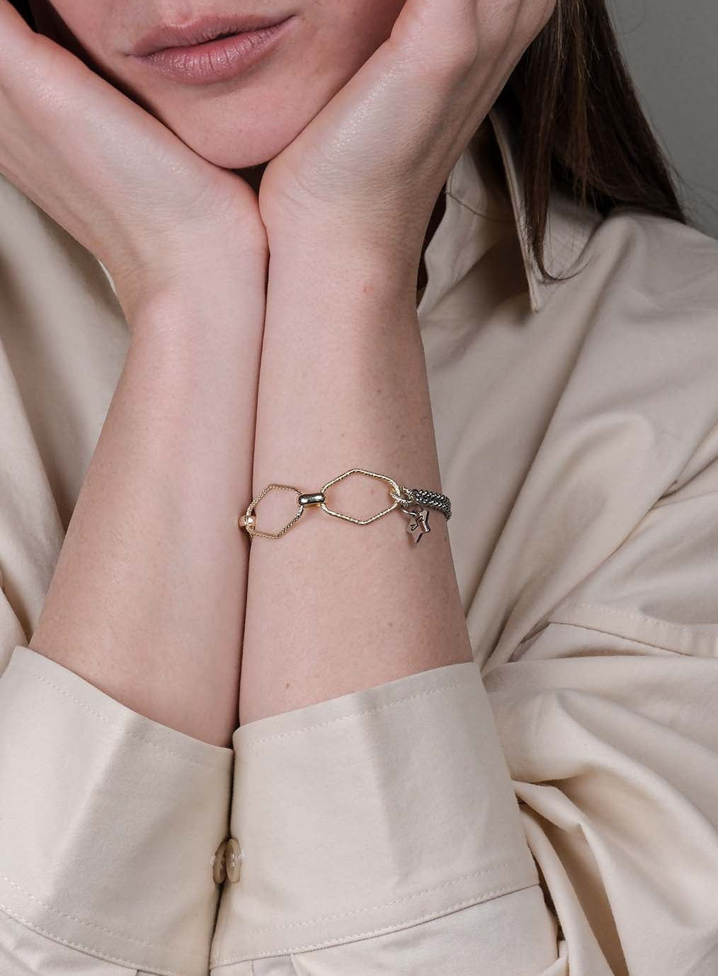Bracciale con rombi