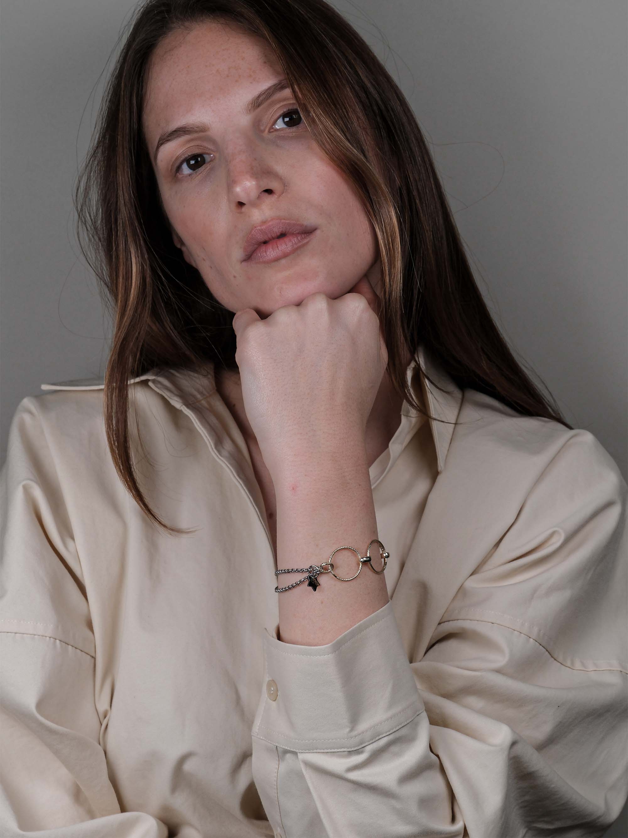 Bracciale con cerchi