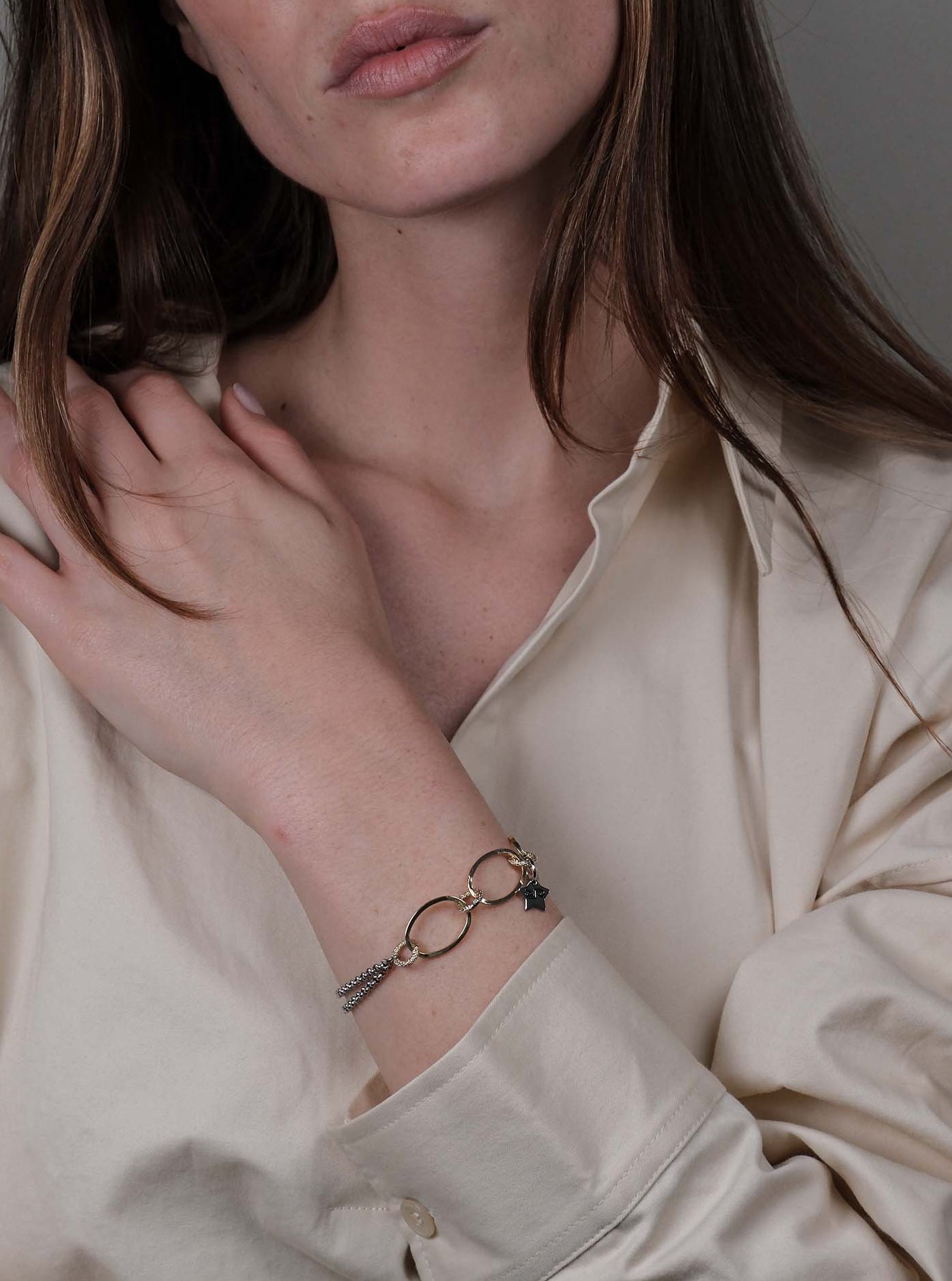 Bracciale con ovali