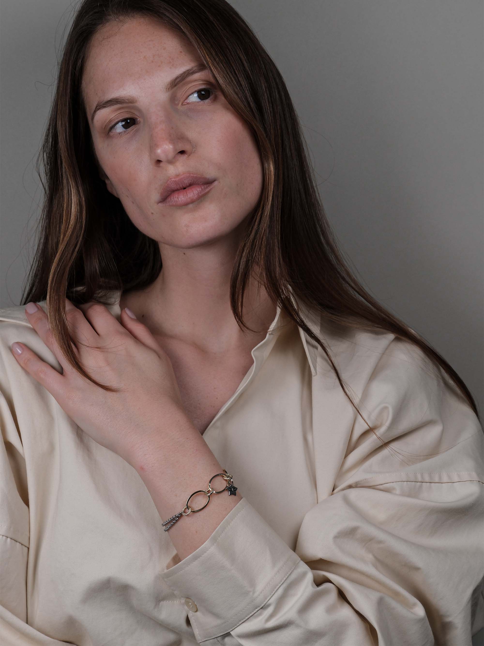 Bracciale con ovali