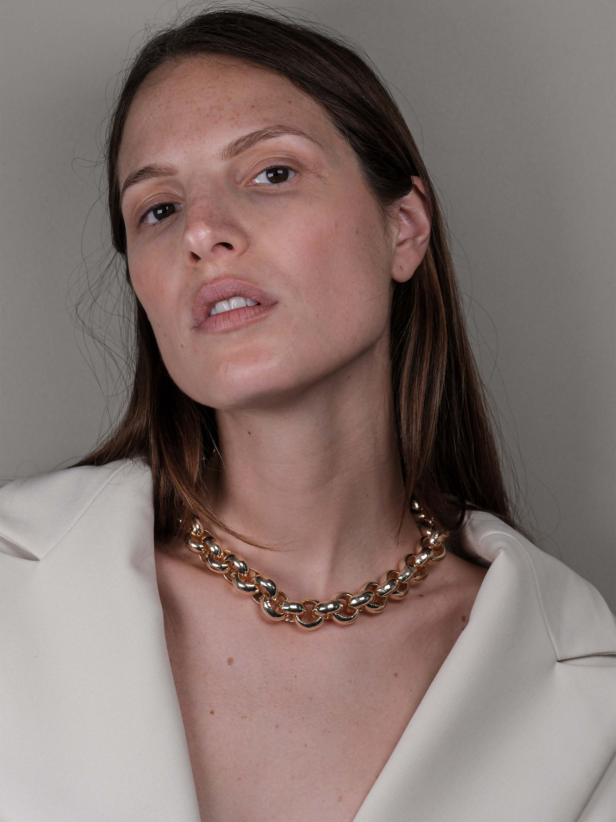 Collana maglia tonda