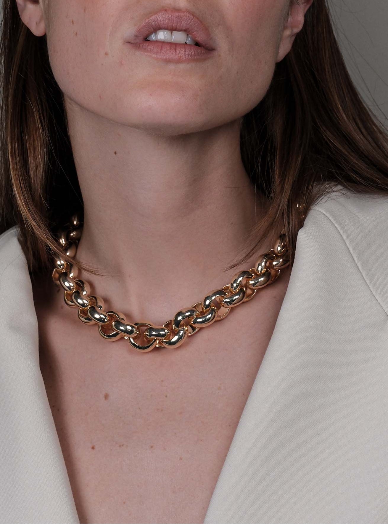 Collana maglia tonda