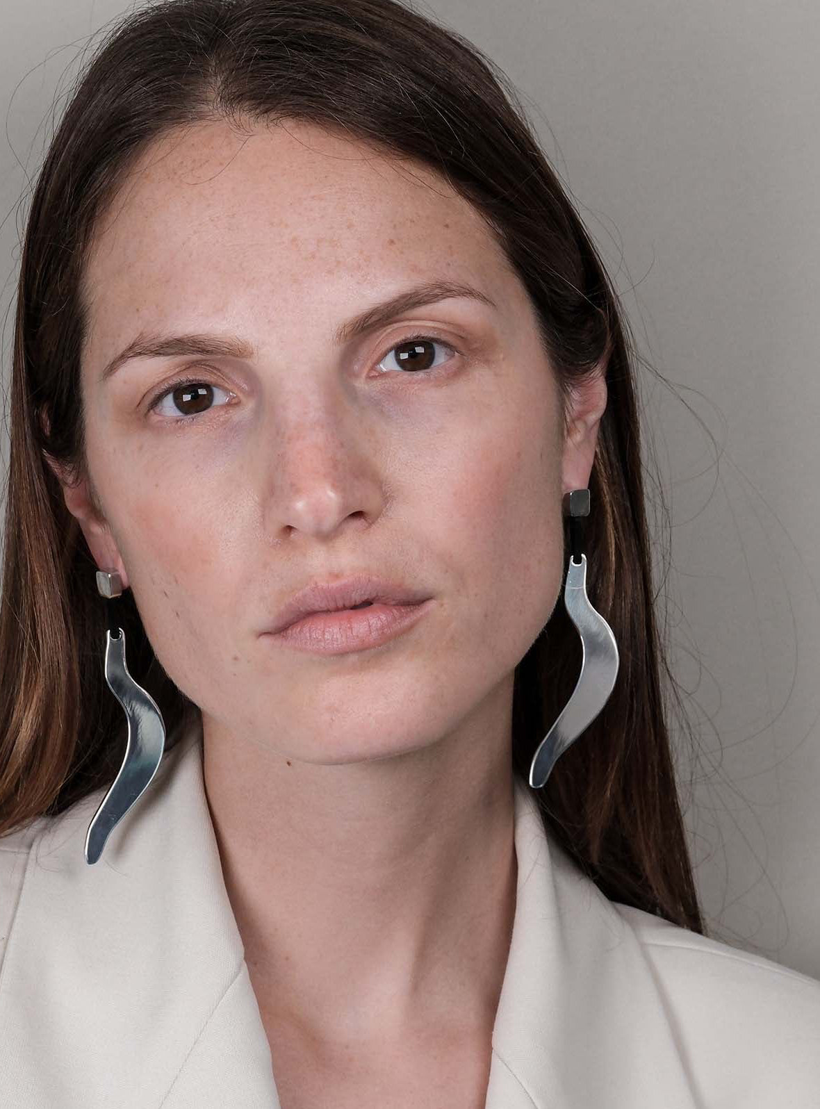 Orecchini pendente ondulato