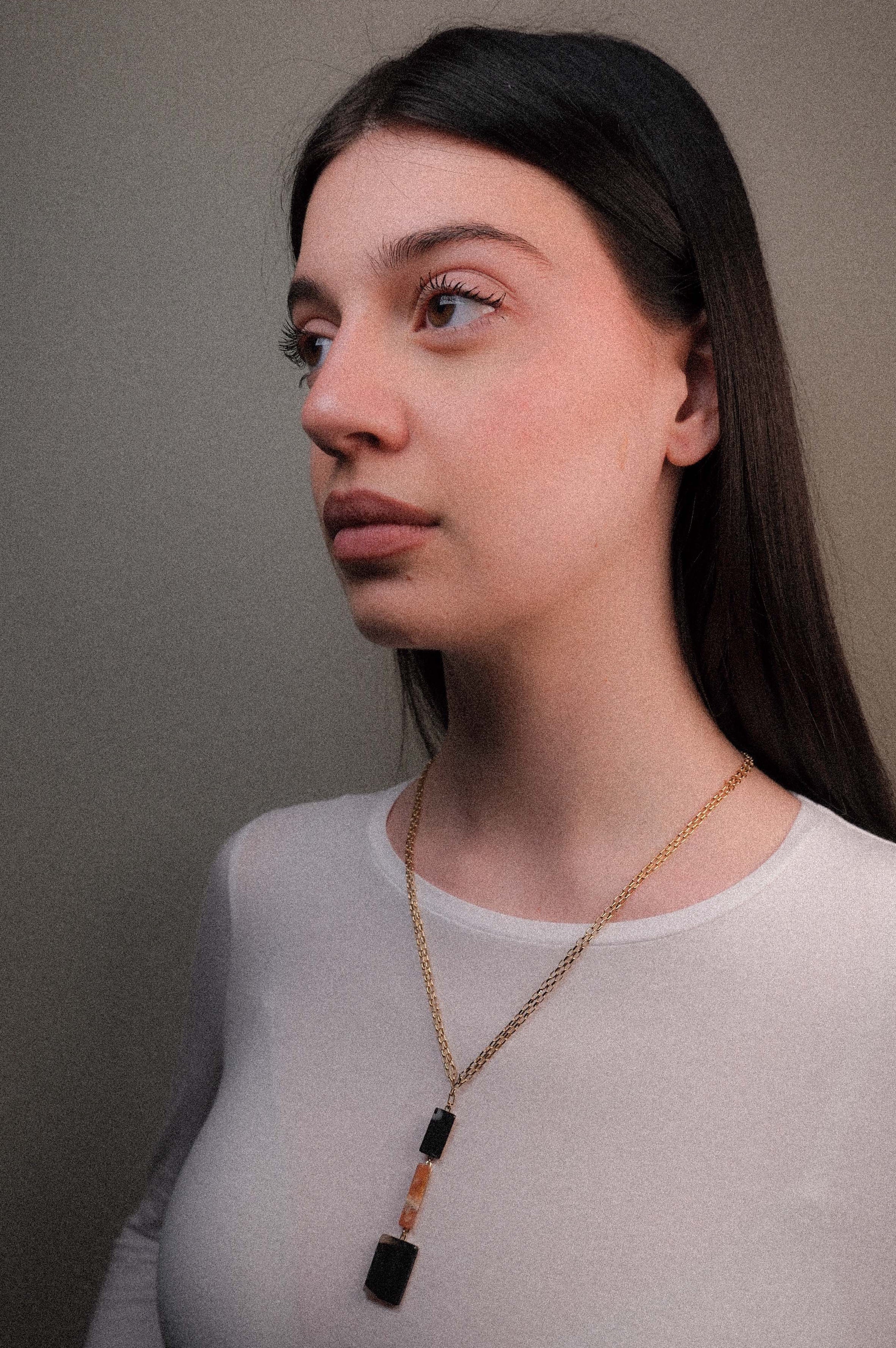 Collana con pietre naturali