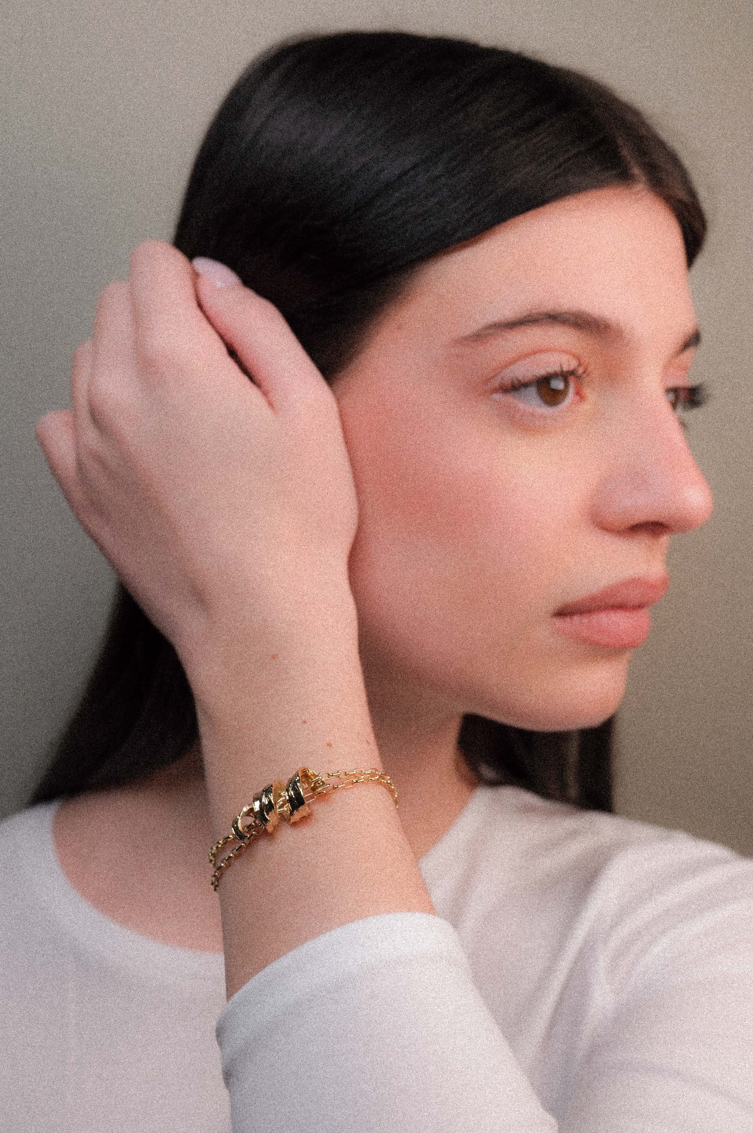 Bracciale con ricciolo