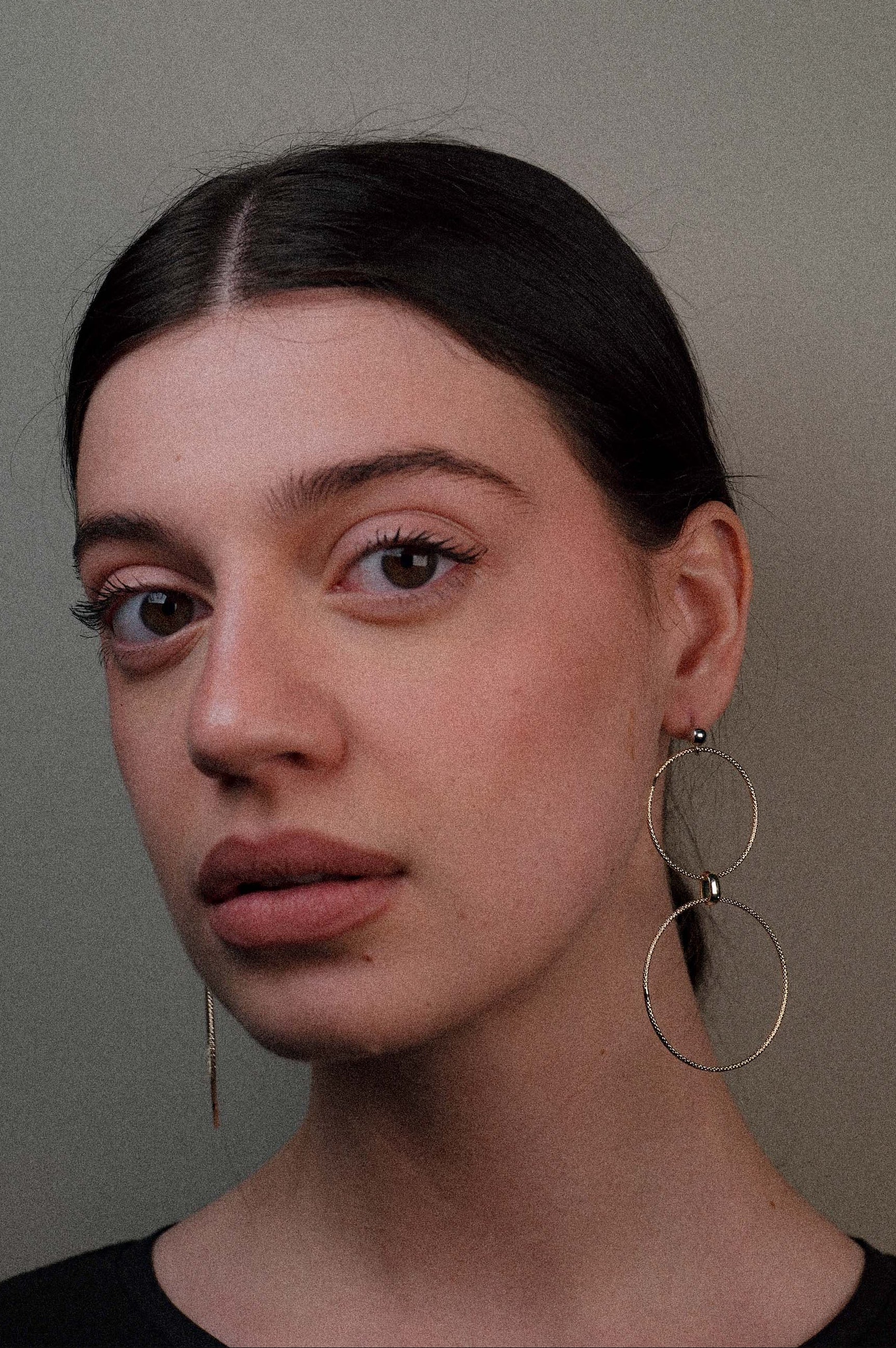 Orecchini pendenti cerchi