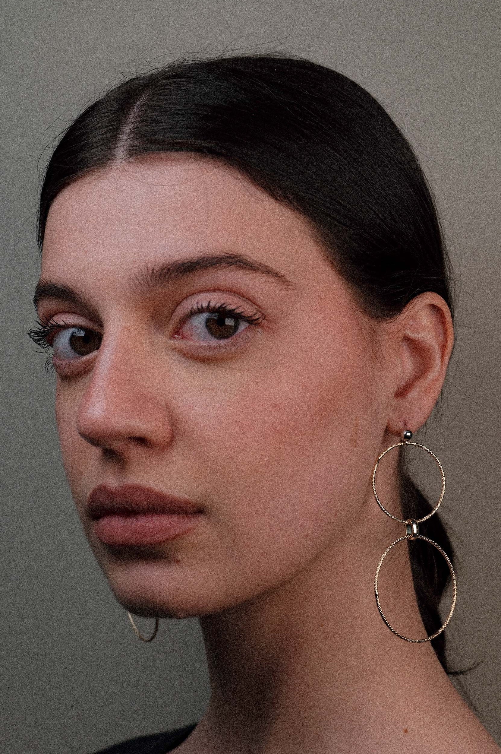 Orecchini pendenti cerchi