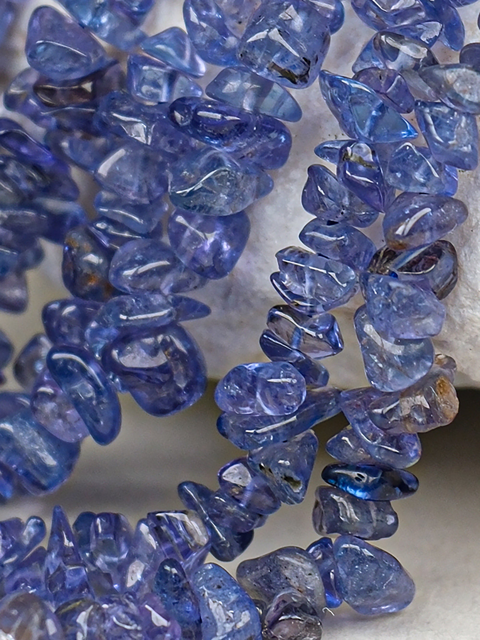 Collana pietre Tanzanite naturale