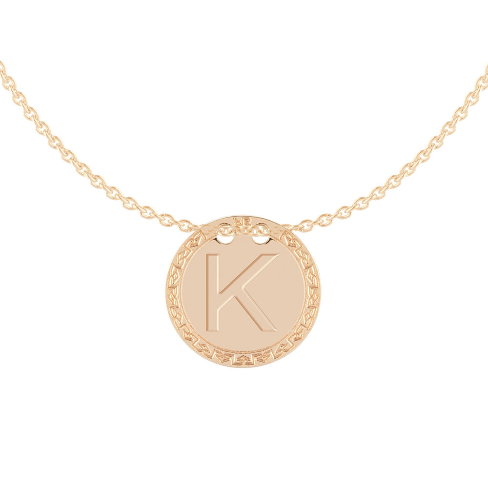 Suplight Collana con lettera dell'iniziale, placcata in oro 18 K Suplight Collana con lettera dell'iniziale, placcata in oro 18 K