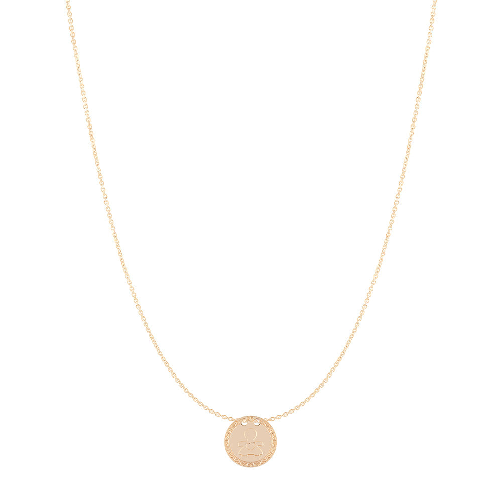 Collana in oro 18 kt simbolo Bambina