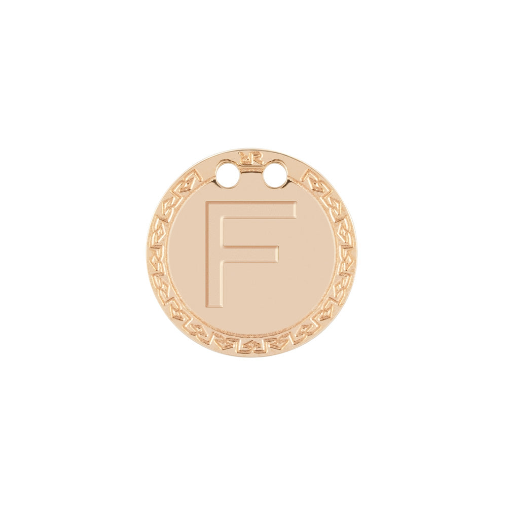 Medaglietta in oro 18 kt con Iniziali