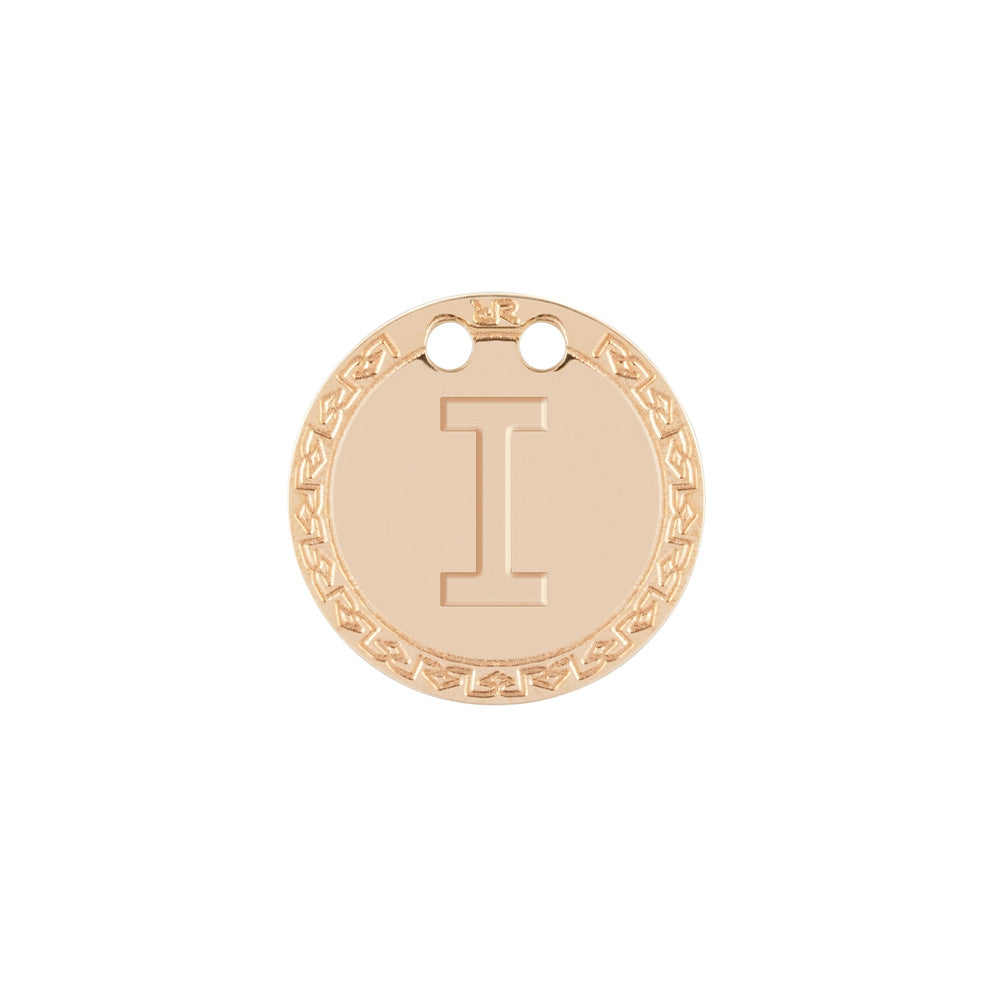 Medaglietta in oro 18 kt con Iniziali