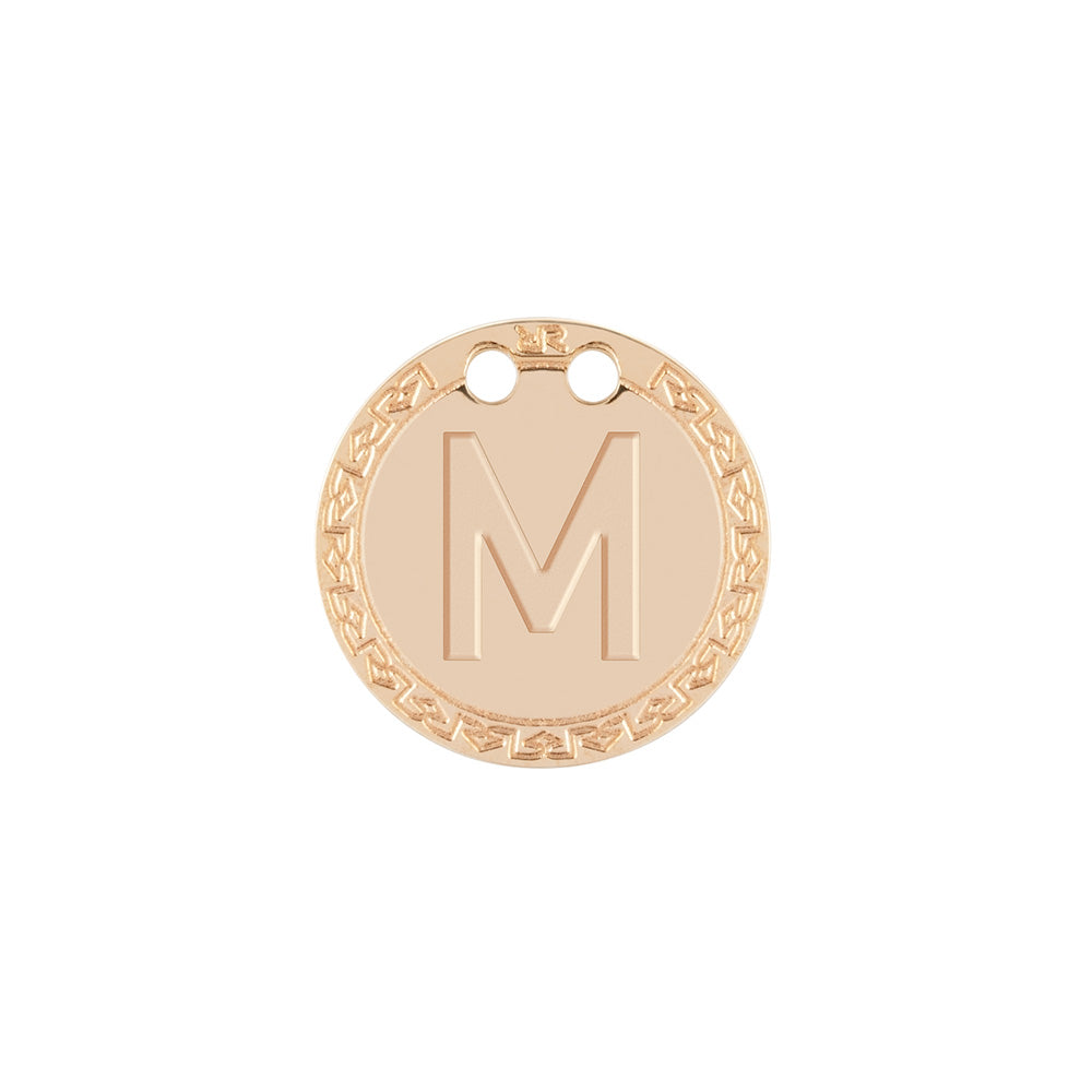 Medaglietta in oro 18 kt con Iniziali