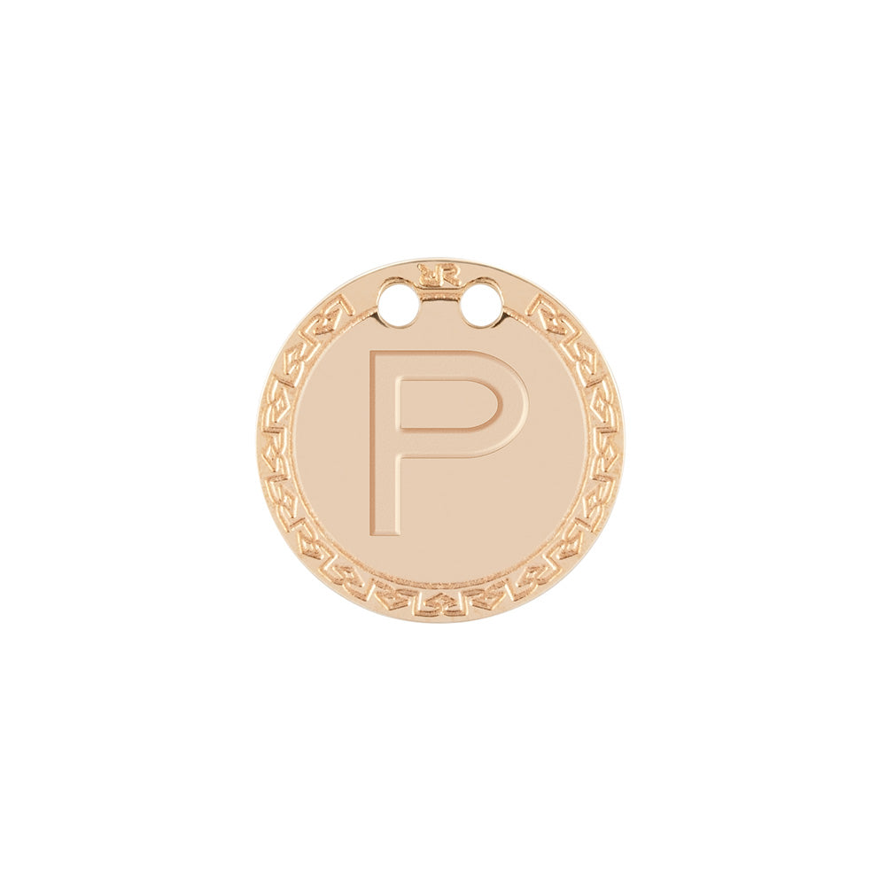 Medaglietta in oro 18 kt con Iniziali