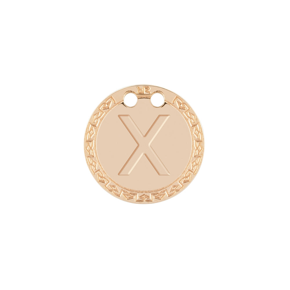 Medaglietta in oro 18 kt con Iniziali