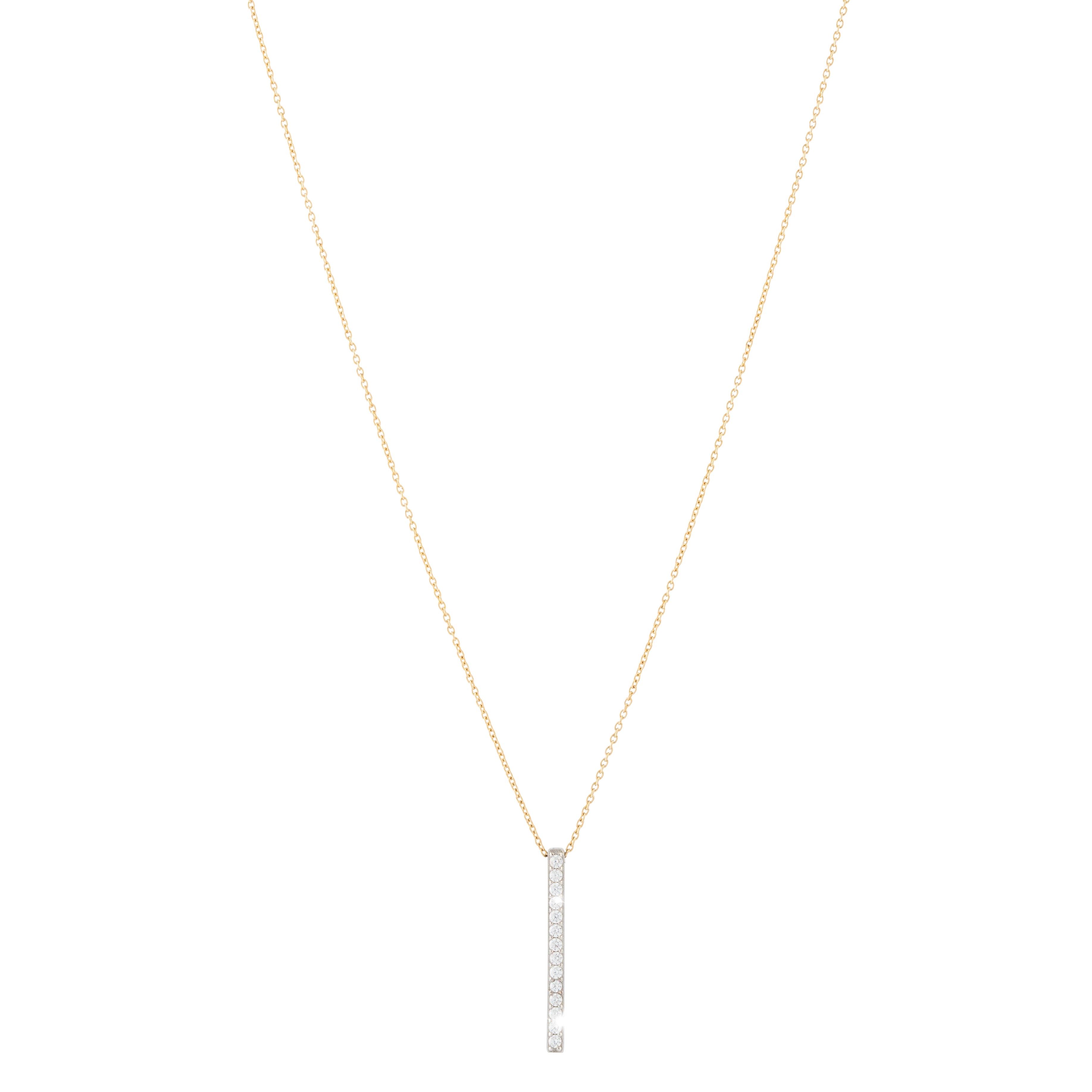 Collana Baguette Collier in oro 18kt e diamanti