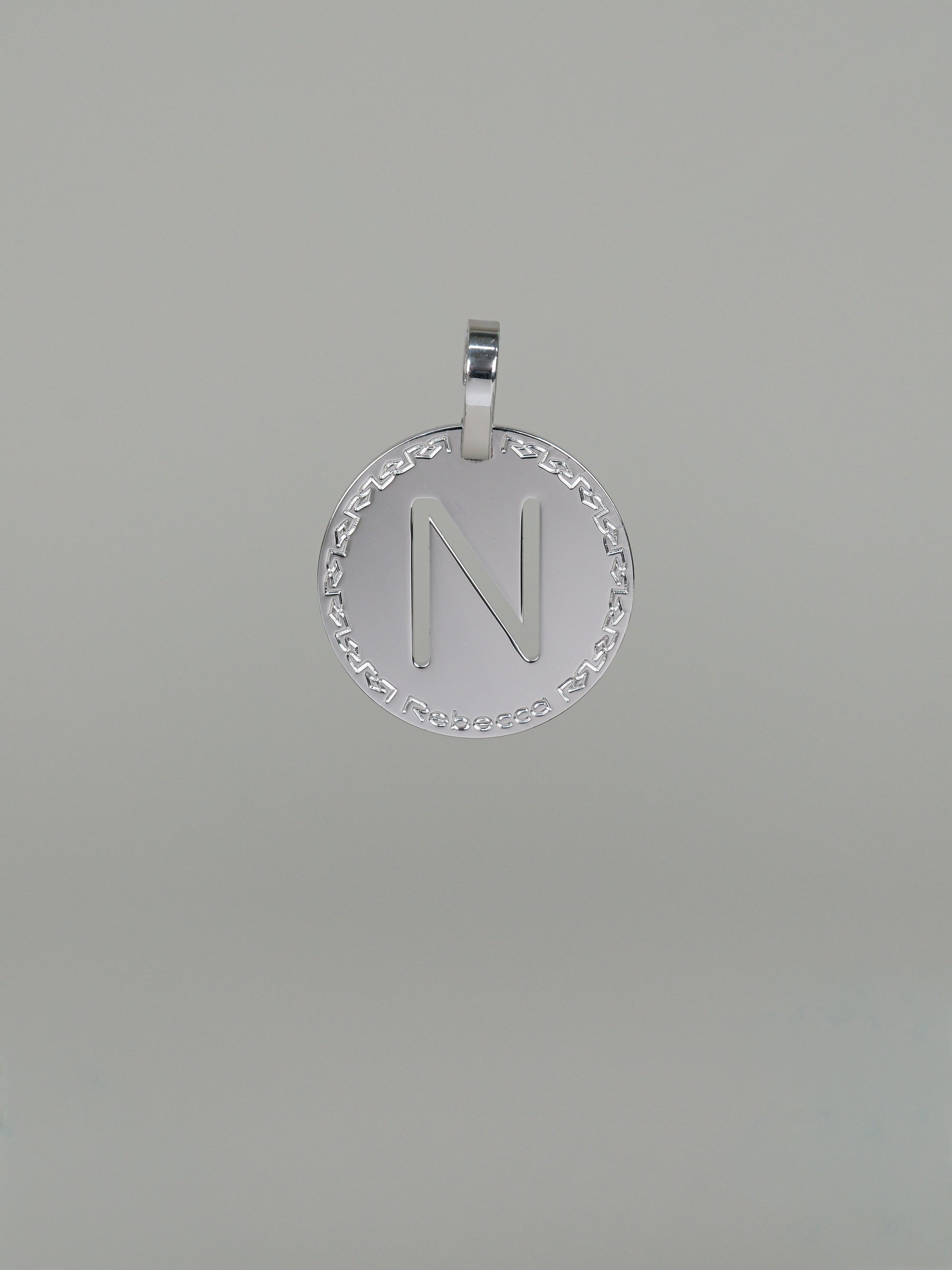 Collana due fili con iniziale media