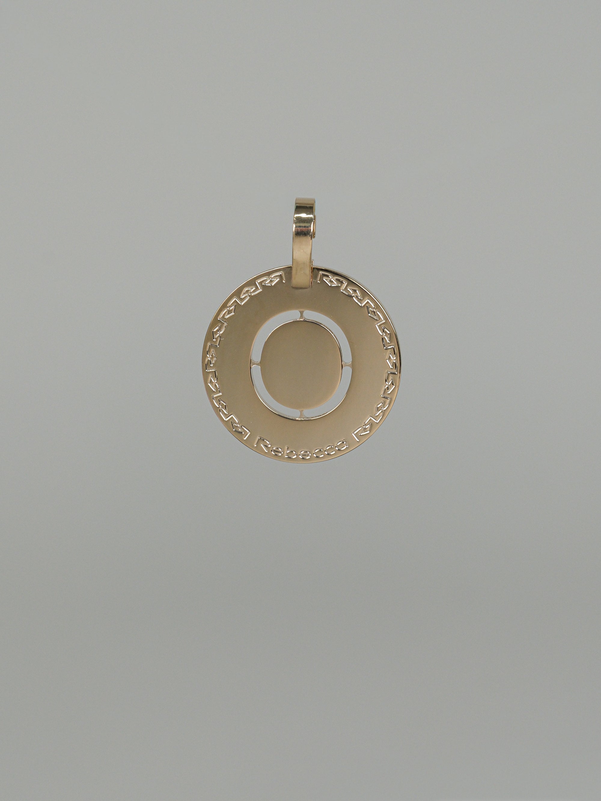 Collana due fili con iniziale media