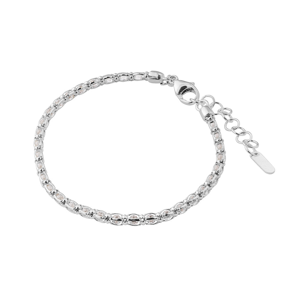 Collana in argento e pietre