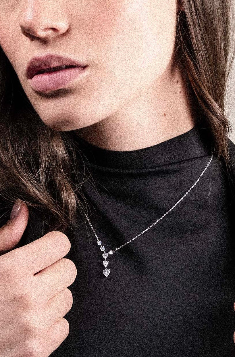 Collana con cuori
