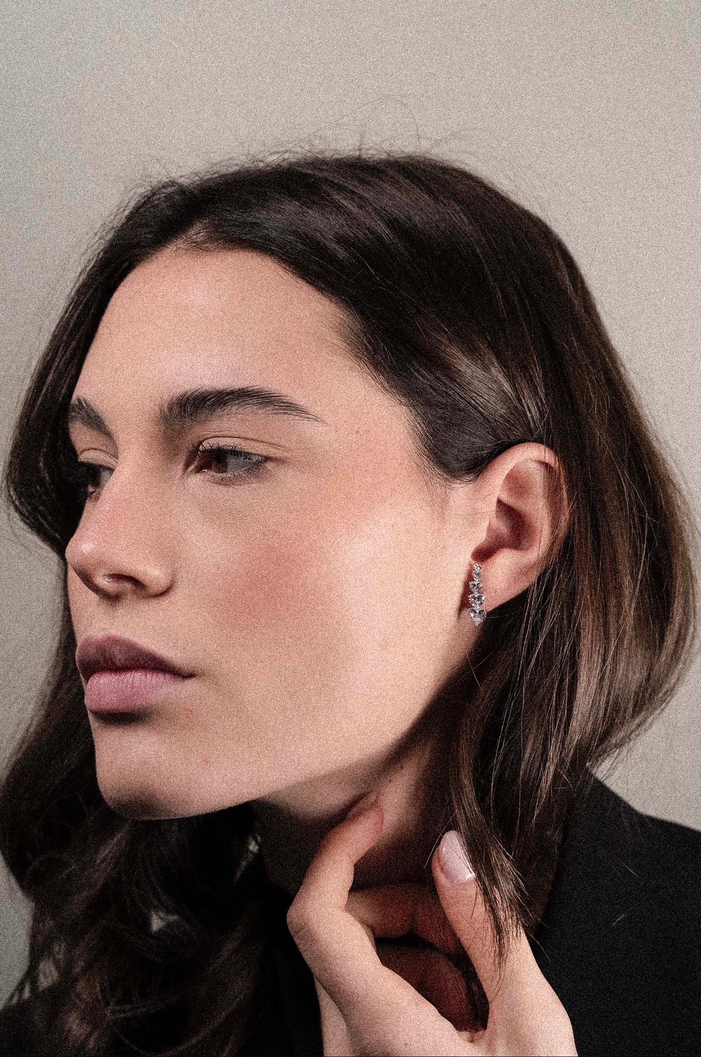 Orecchini con pietre cuori