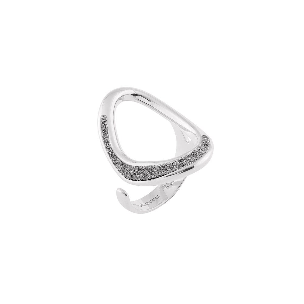 Anello pepita e polvere di diamanti