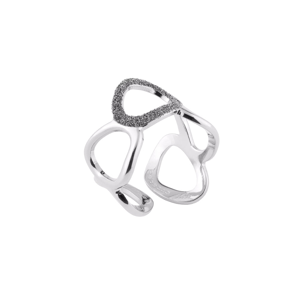 Anello pepite e polvere di diamanti