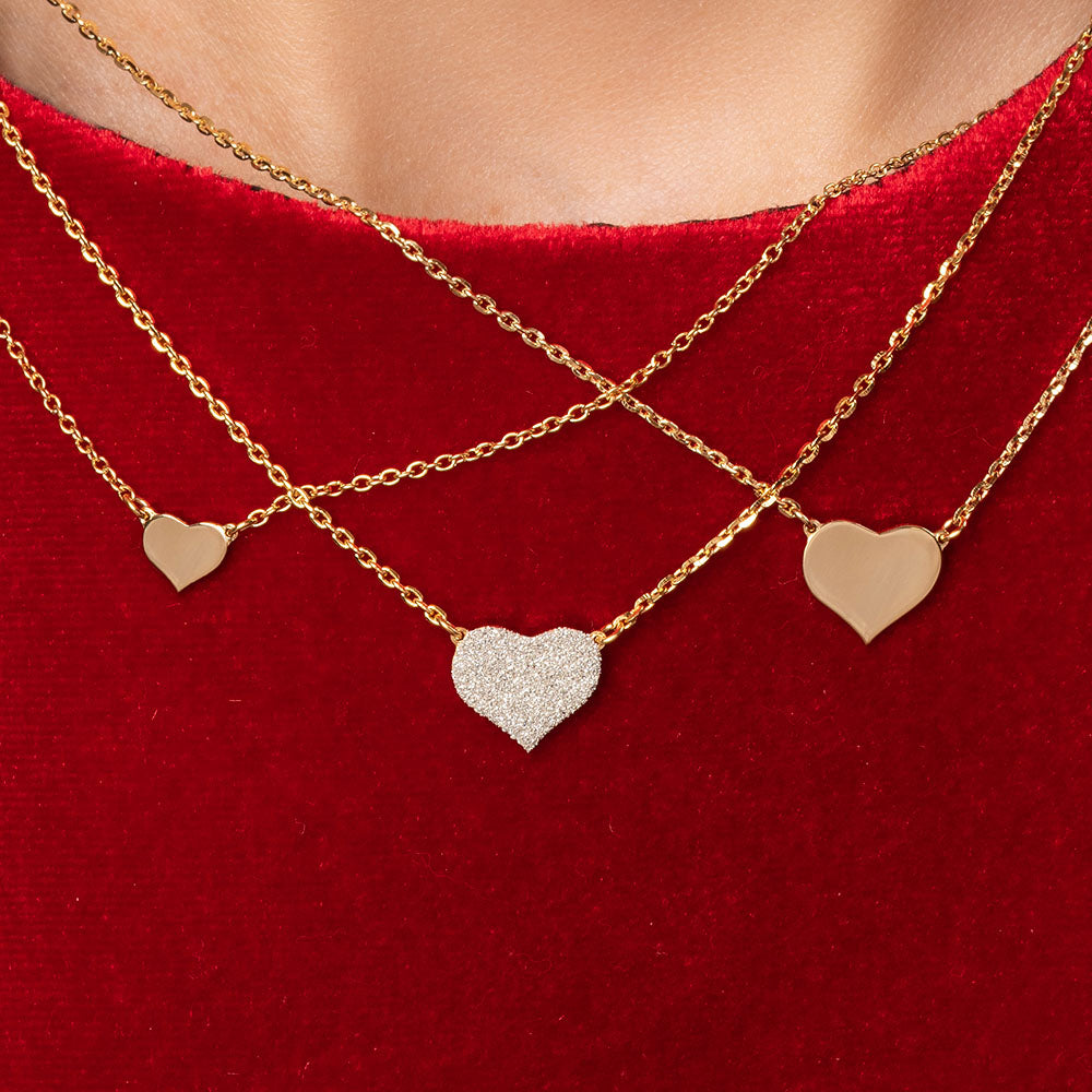 Collana Jolie in argento e microdiamanti