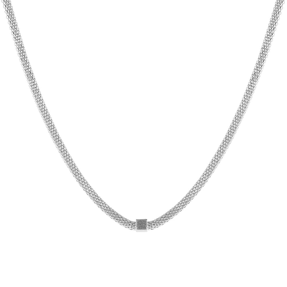 Collana Jolie con polvere di diamanti e catena rugiada