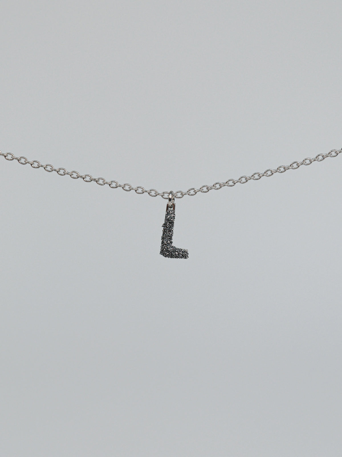 Collana iniziale con diamanti