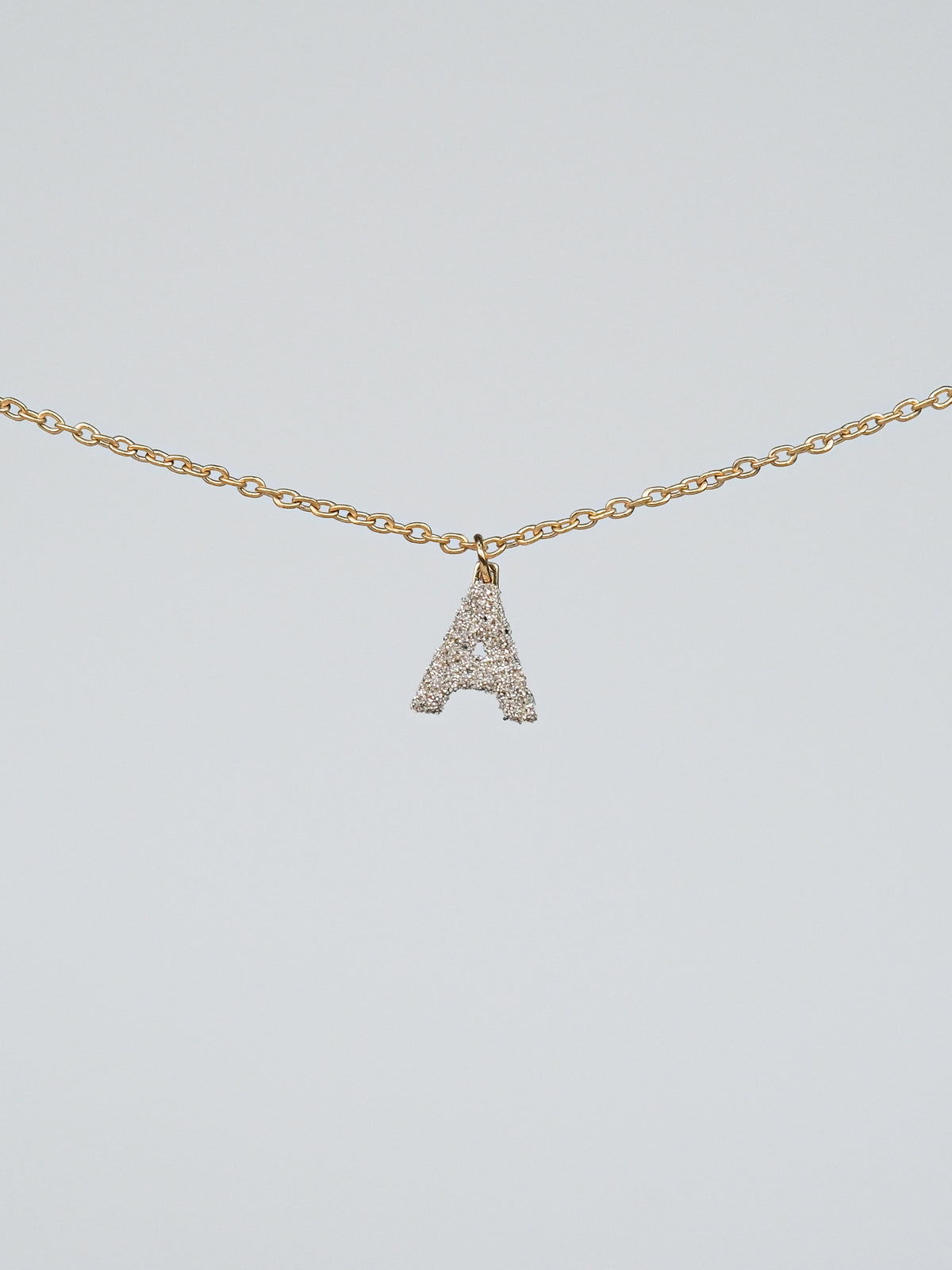 Collana iniziale con diamanti