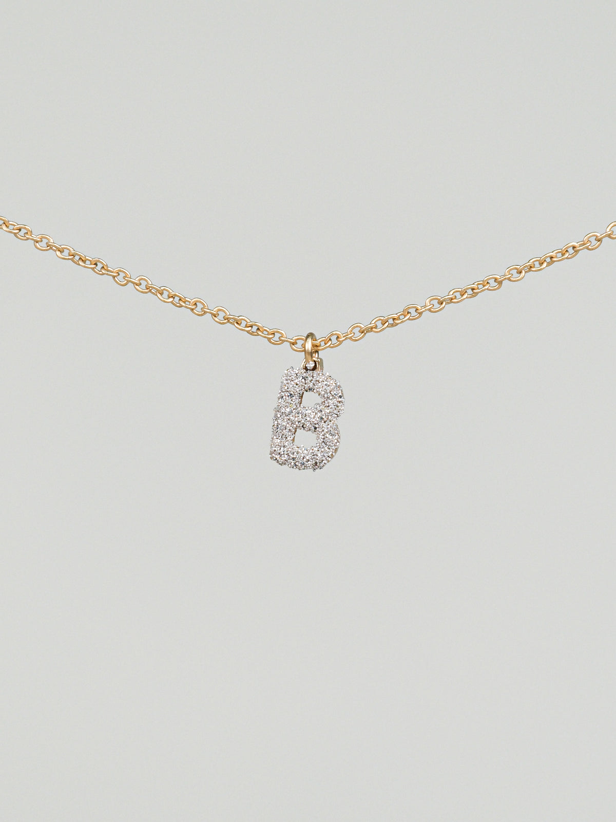 Collana iniziale con diamanti