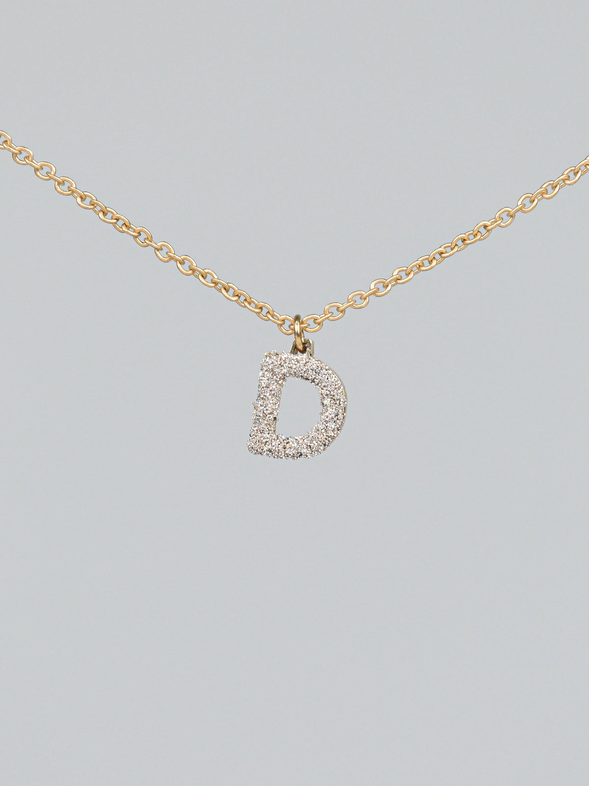 Collana iniziale con diamanti