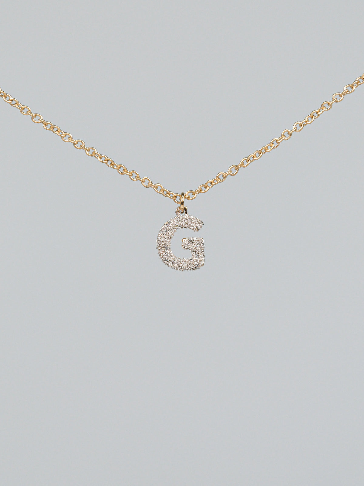 Collana iniziale con diamanti
